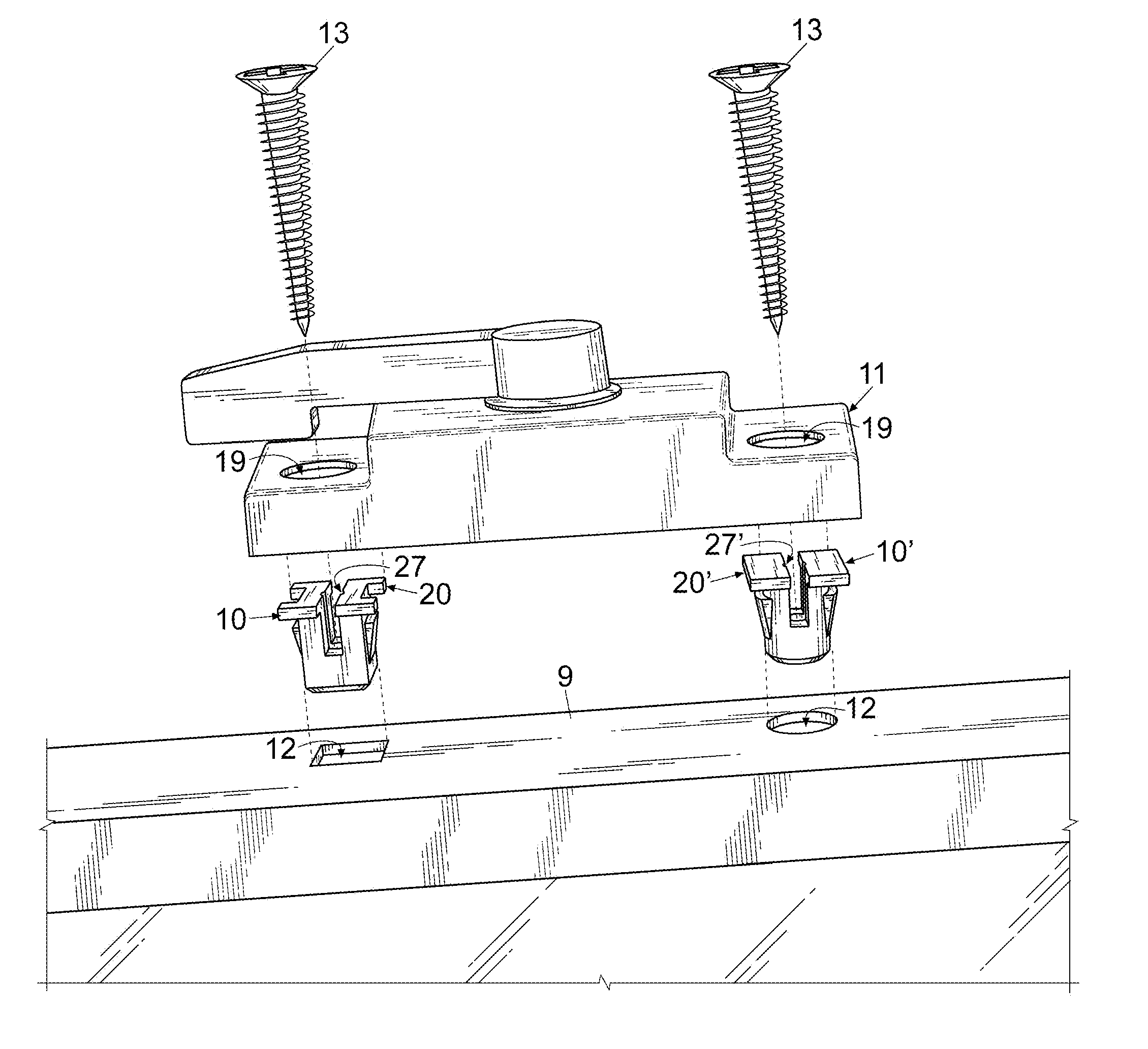 Window hardware anchor