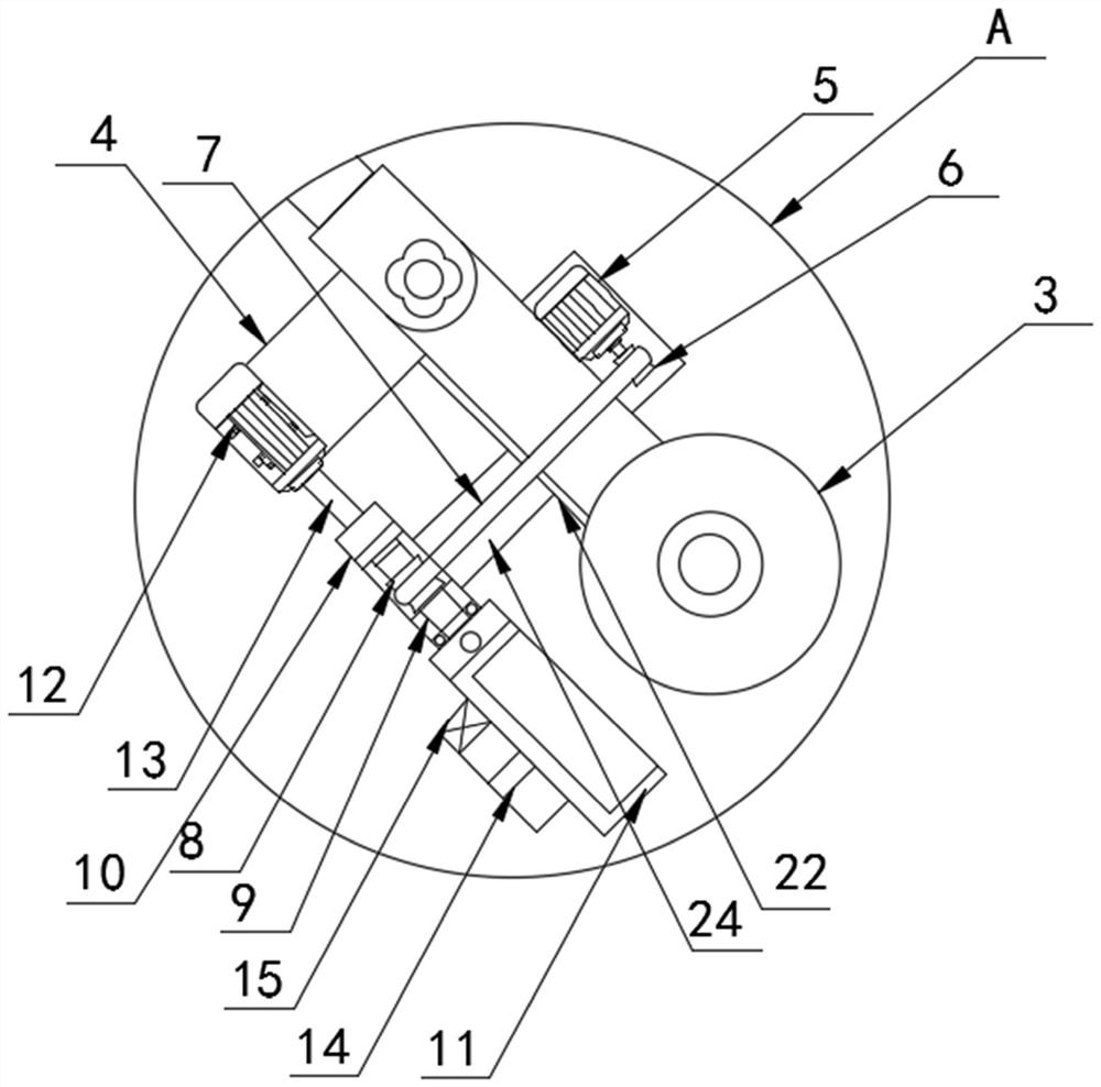 Polishing robot for engineering machinery construction