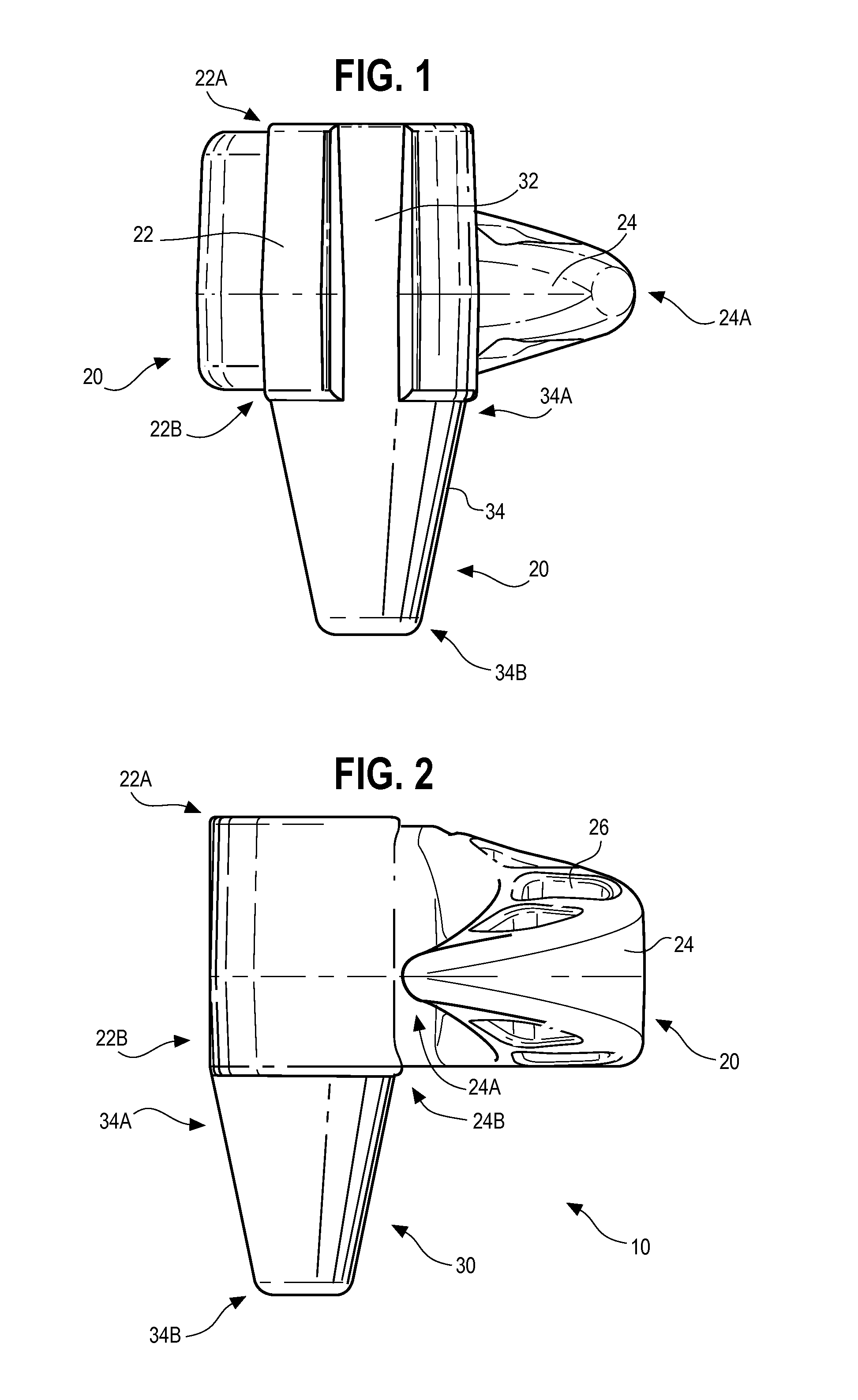Ear plug with container