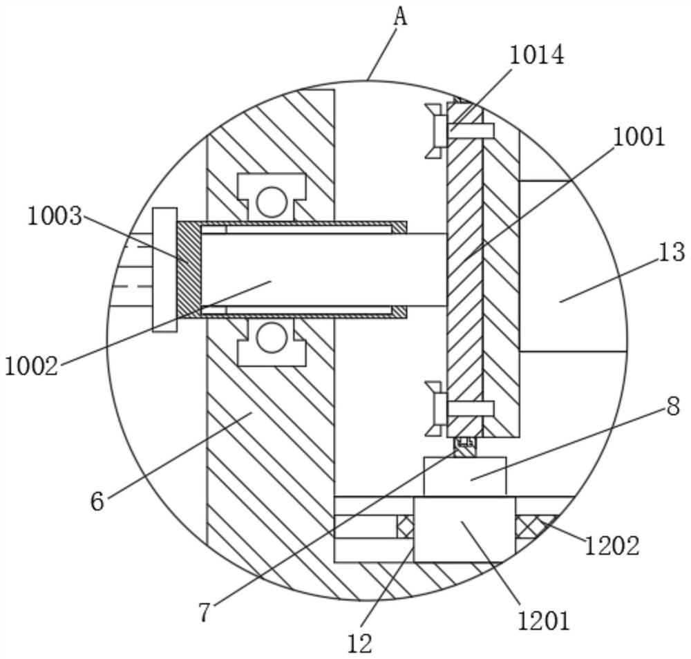 Cotton yarn winding device