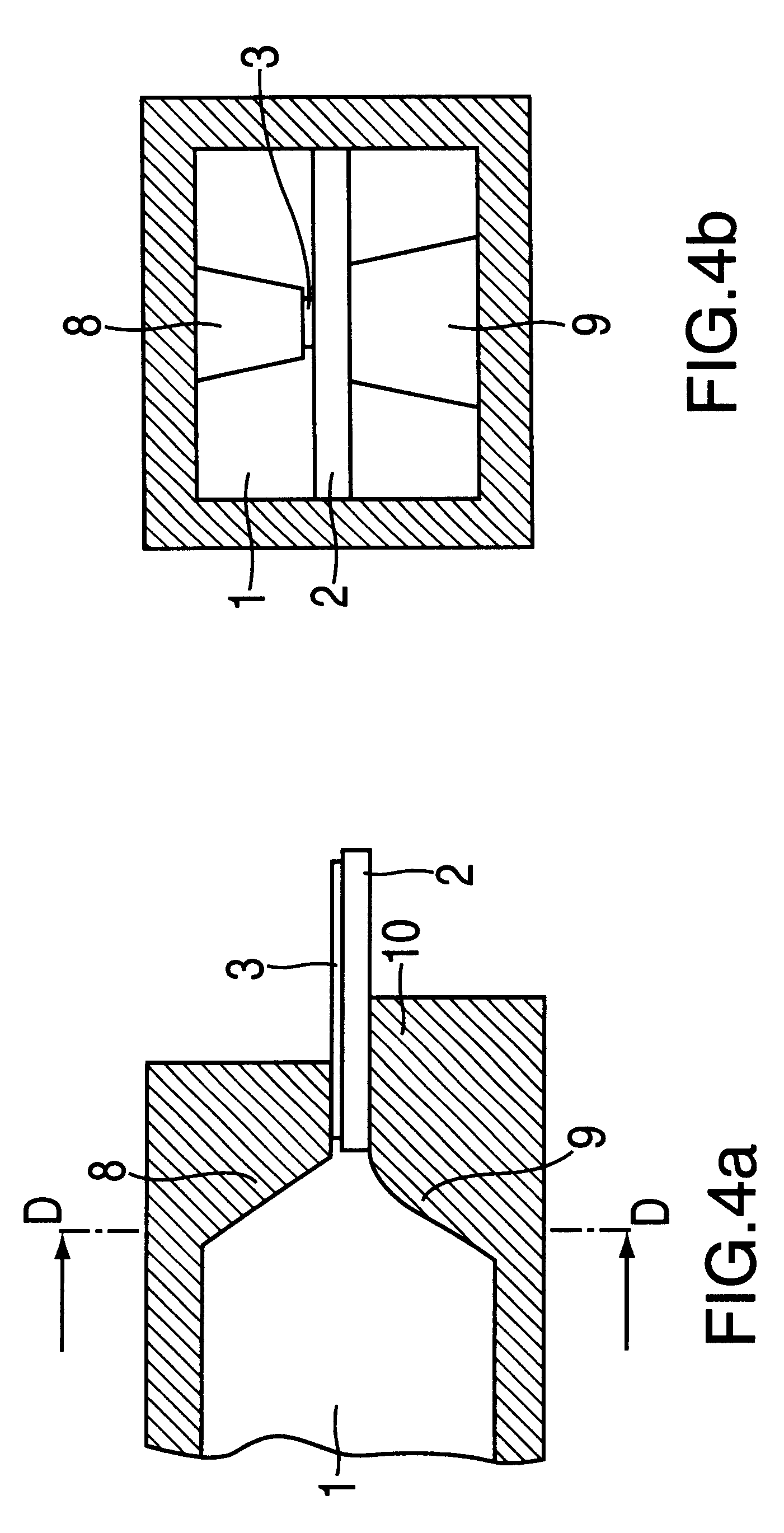 Transition from a waveguide to a strip transmission line