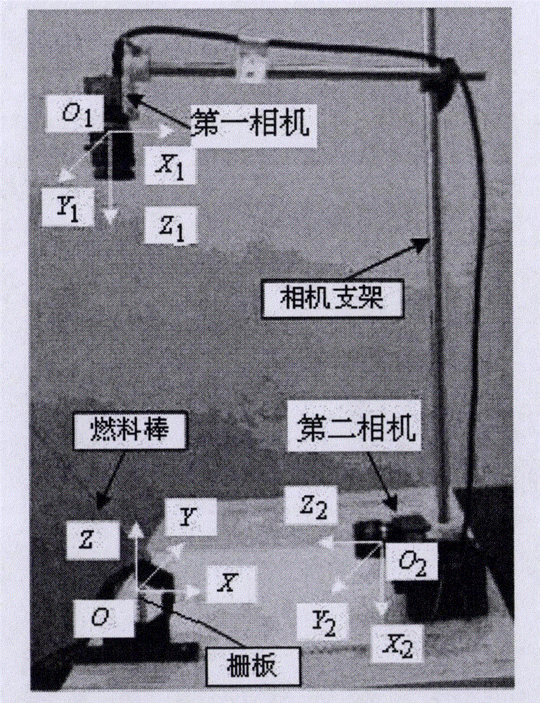 Nuclear rod pose automatic identification device and method