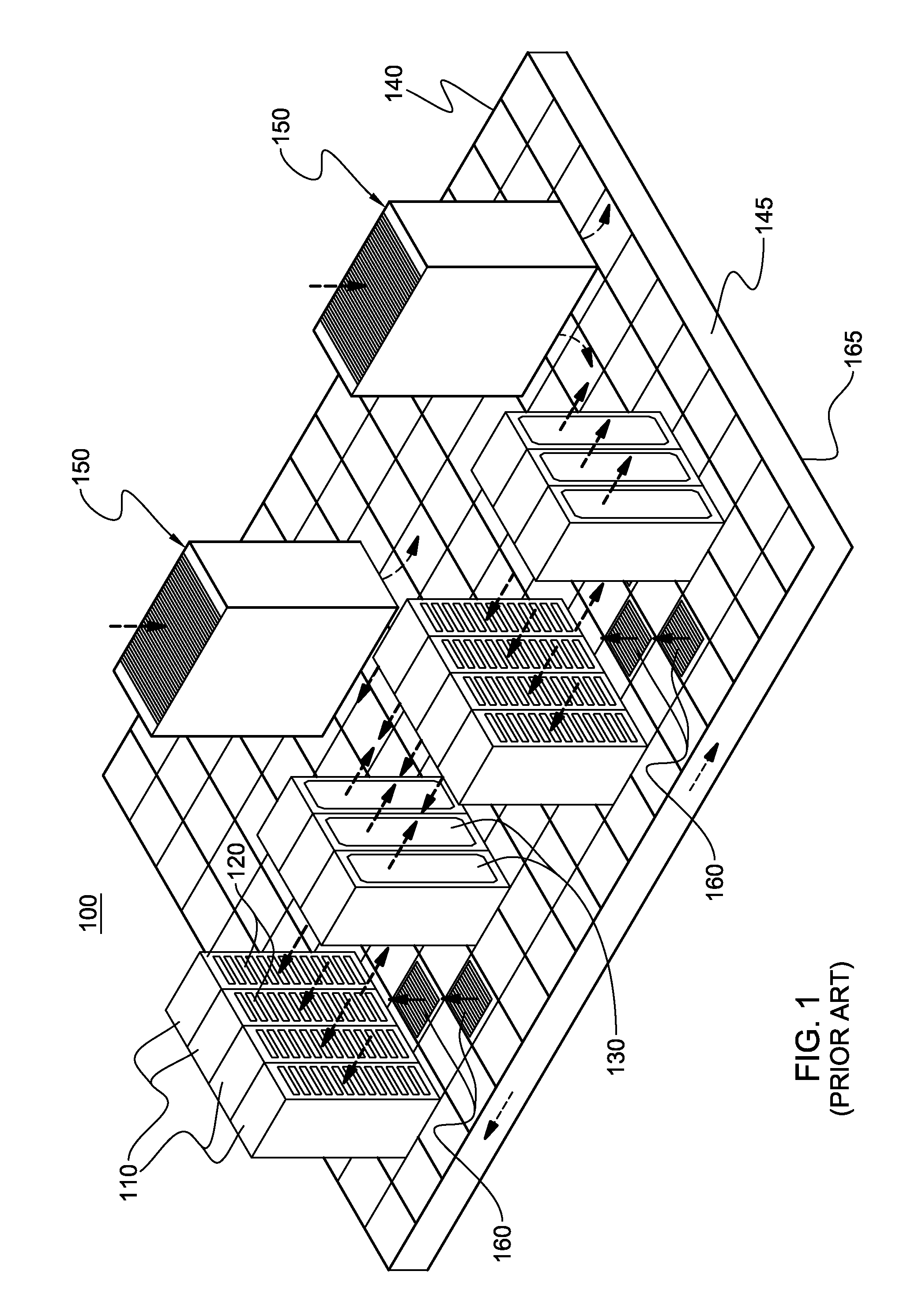 Vapor condenser with three-dimensional folded structure