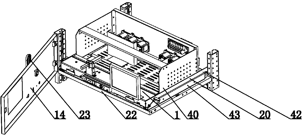 Split structure type function unit drawer device