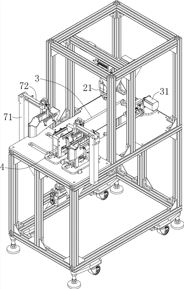 Upper transmission mechanism of automatic lacing machine