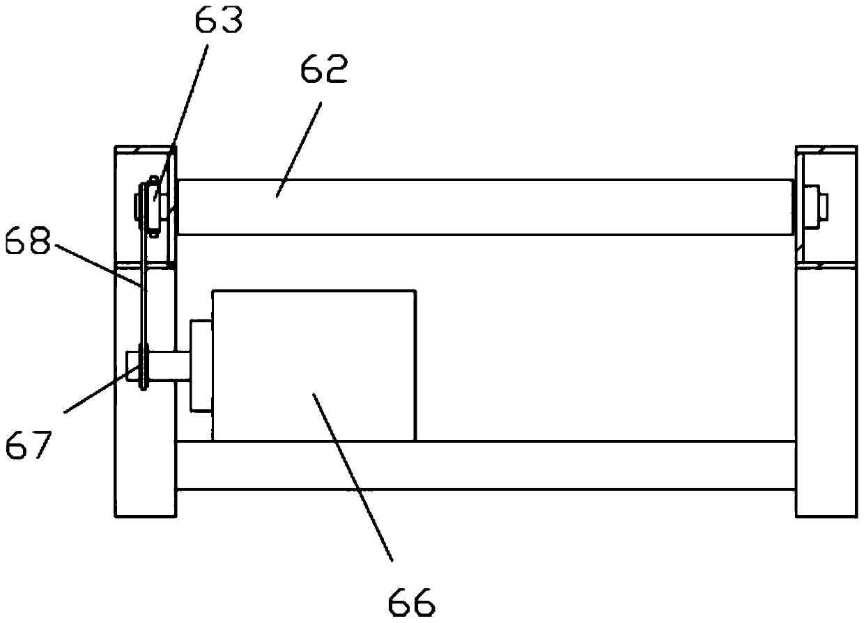 Dye container standby conveying and grasping system