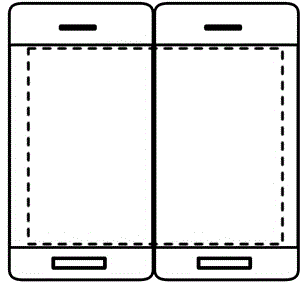 Splicing system of multi-mobile phone screen