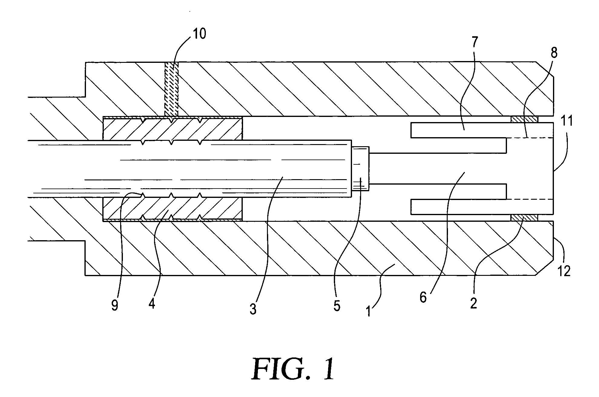Fiber optic connector for coupling laser energy into small core fibers, and termination method therefor