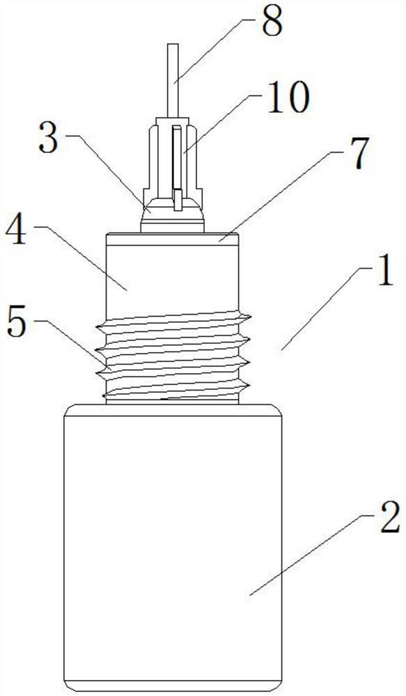 Reagent bottle capable of controlling dropping liquid quality