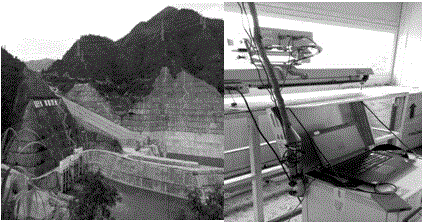 Method for correcting environmental influences at slope deformation monitoring on the basis of corner reflector