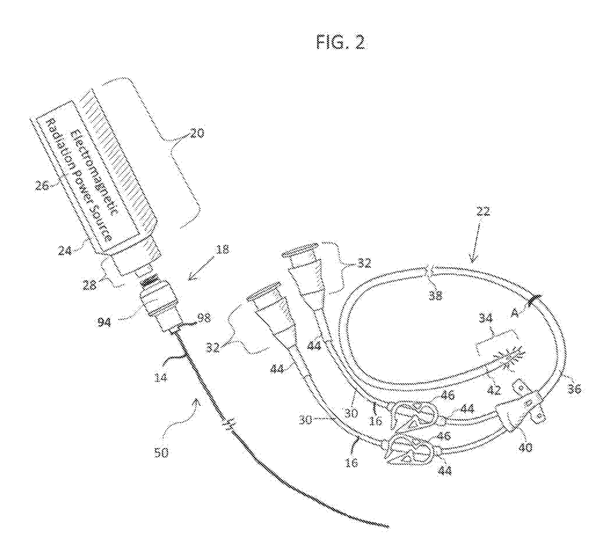 Method and apparatus for removable catheter visual light therapeutic system