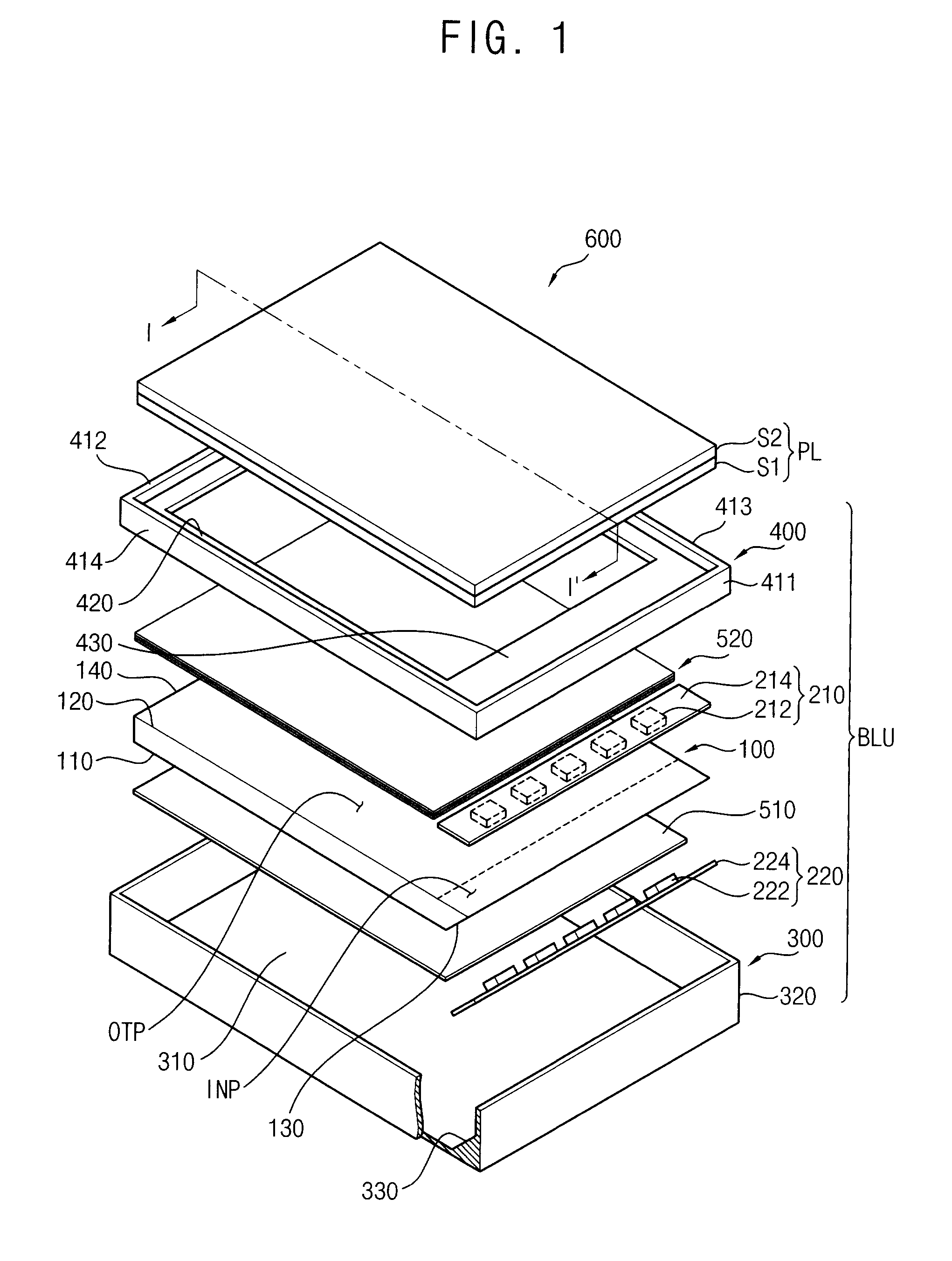 Light-emitting assembly and display apparatus having the same