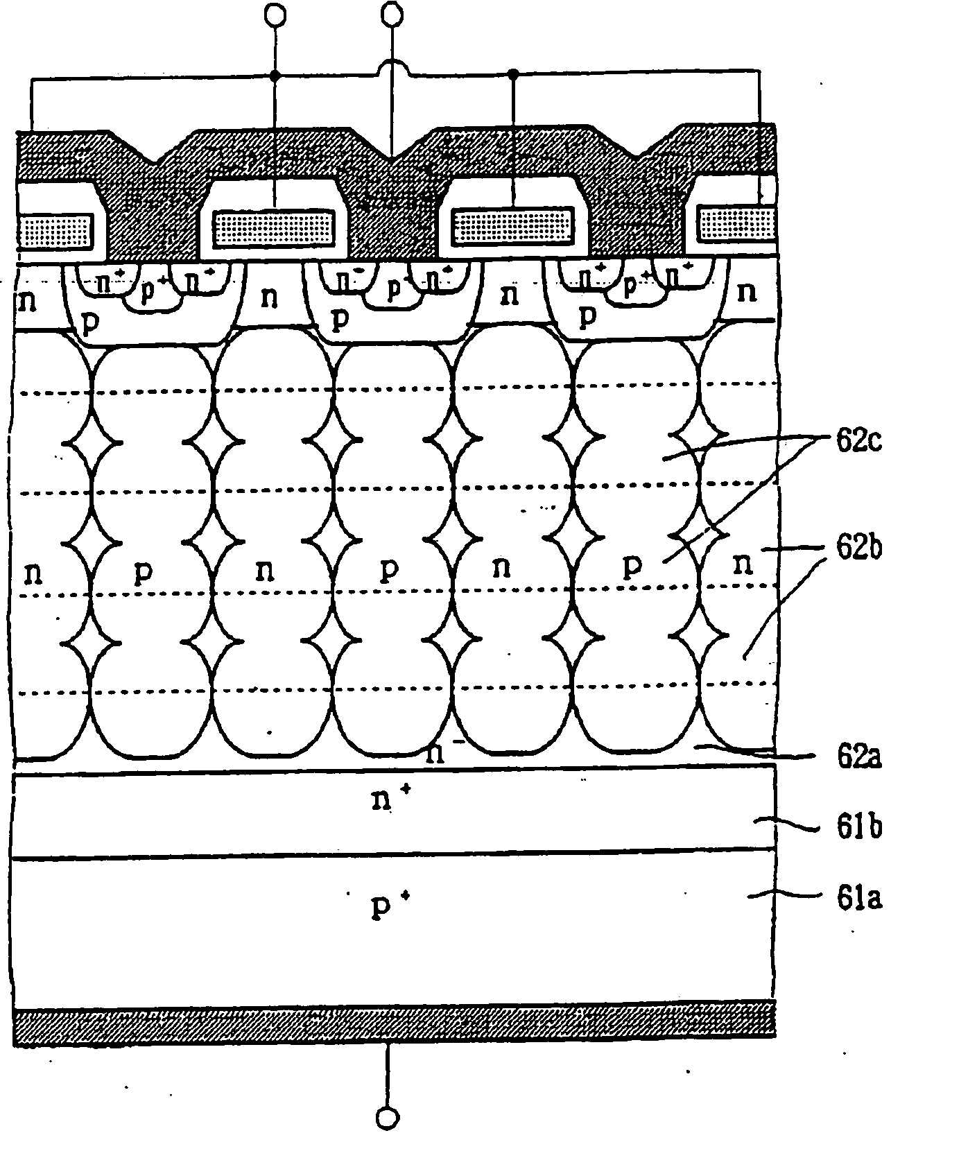 Semiconductor device with alternating conductivity type layer and method of manufacturing the same