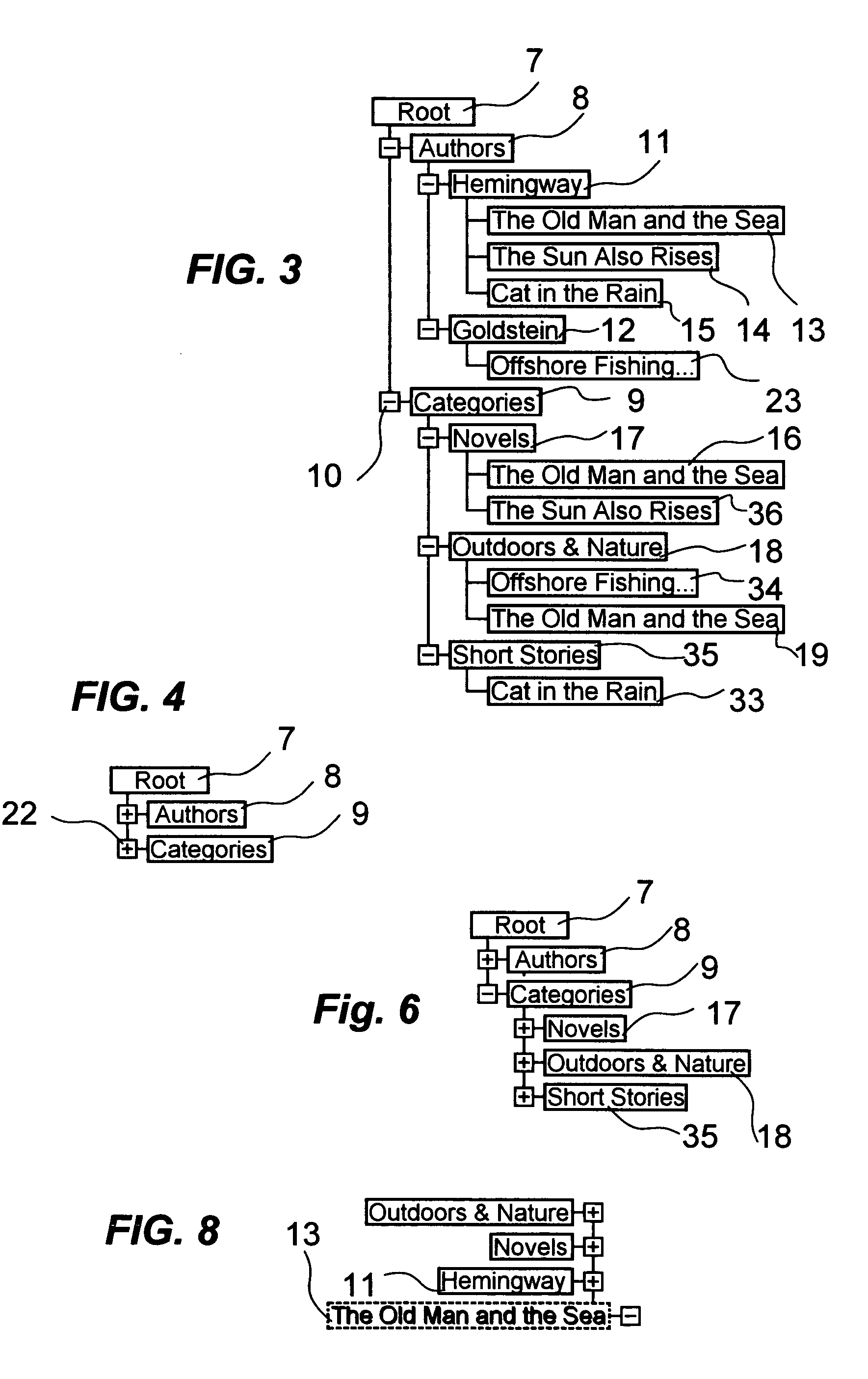 Interface and method for exploring a collection of data