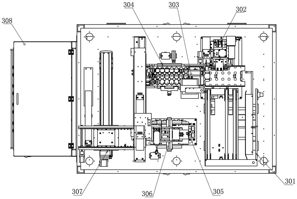 Machine for feeding, cover adding, discharging and cover removing of semiconductor substrate