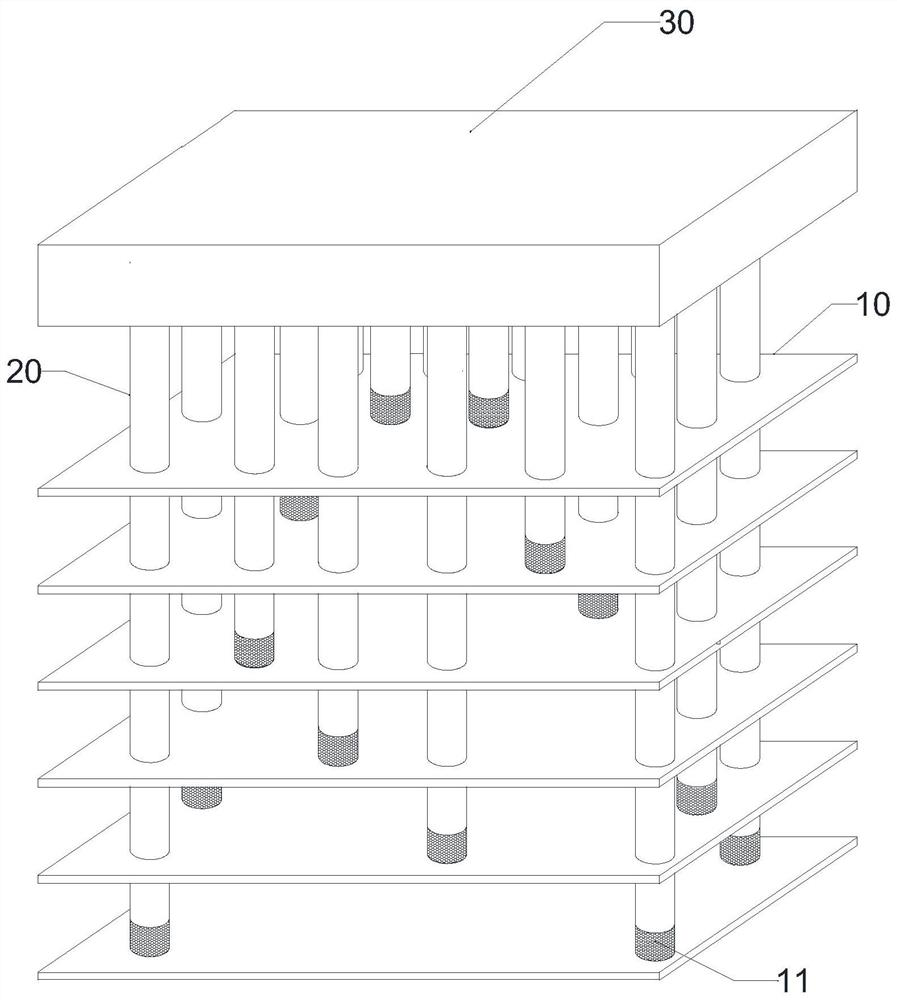 A heat dissipation device for a multi-layer circuit board