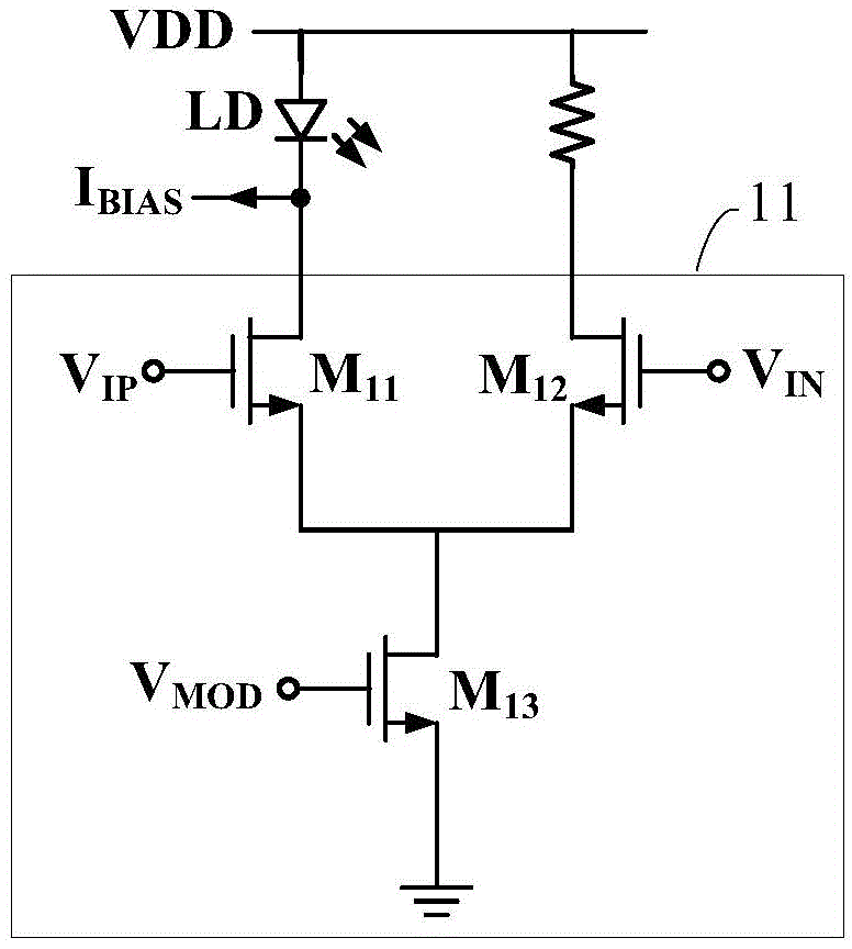 Modulation driving output stage circuit