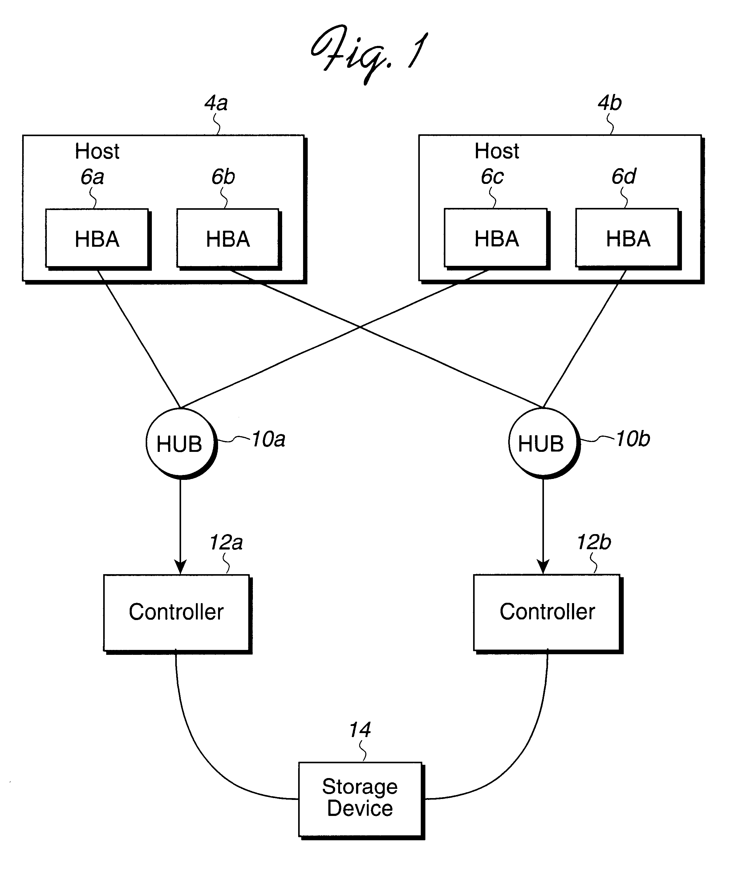 Method, system, program, and data structures for restricting host access to a storage space