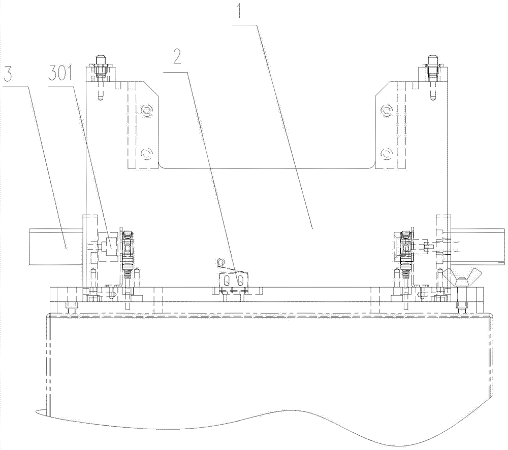 A movement assembly accuracy detection jig and detection method thereof