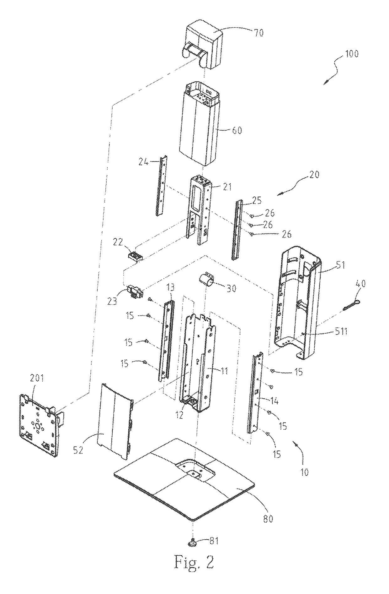 Positionable lift stand