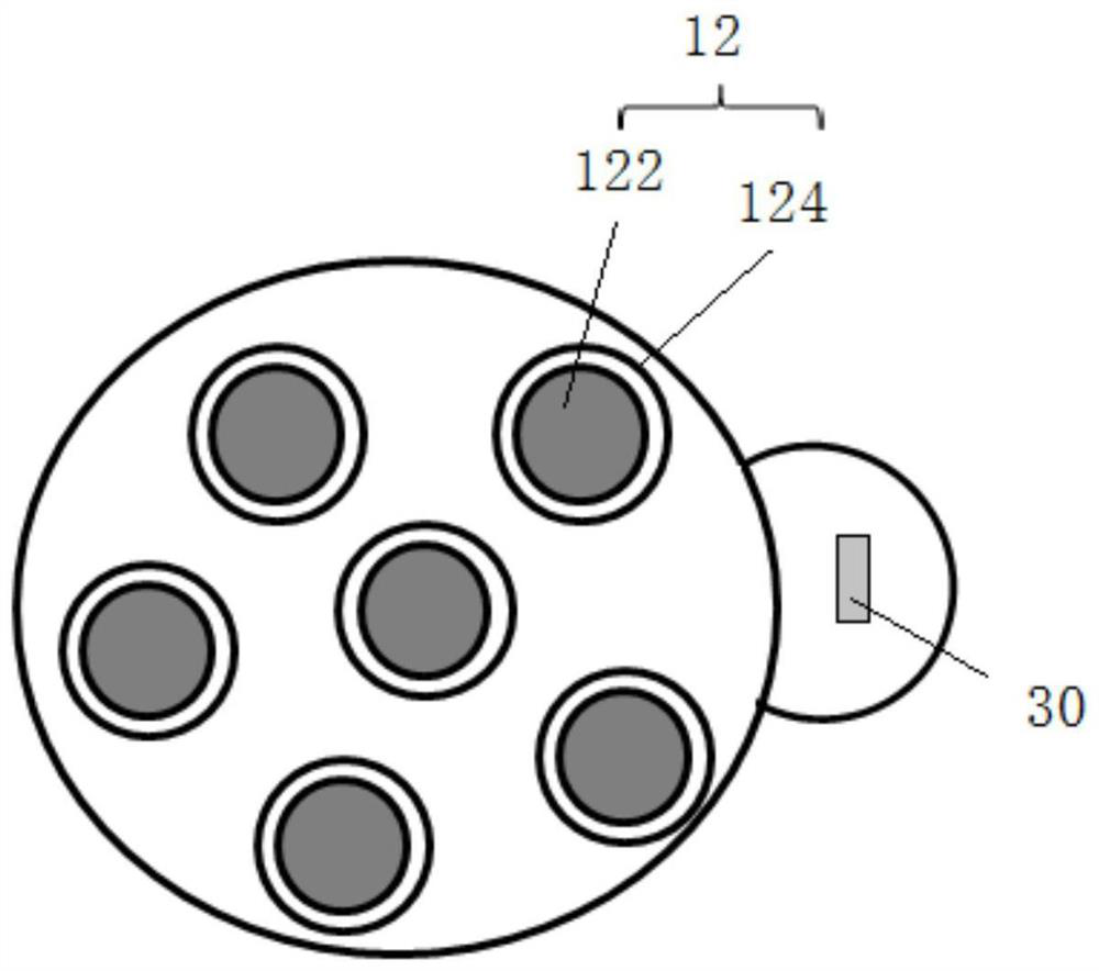 A crucible pick-and-place device
