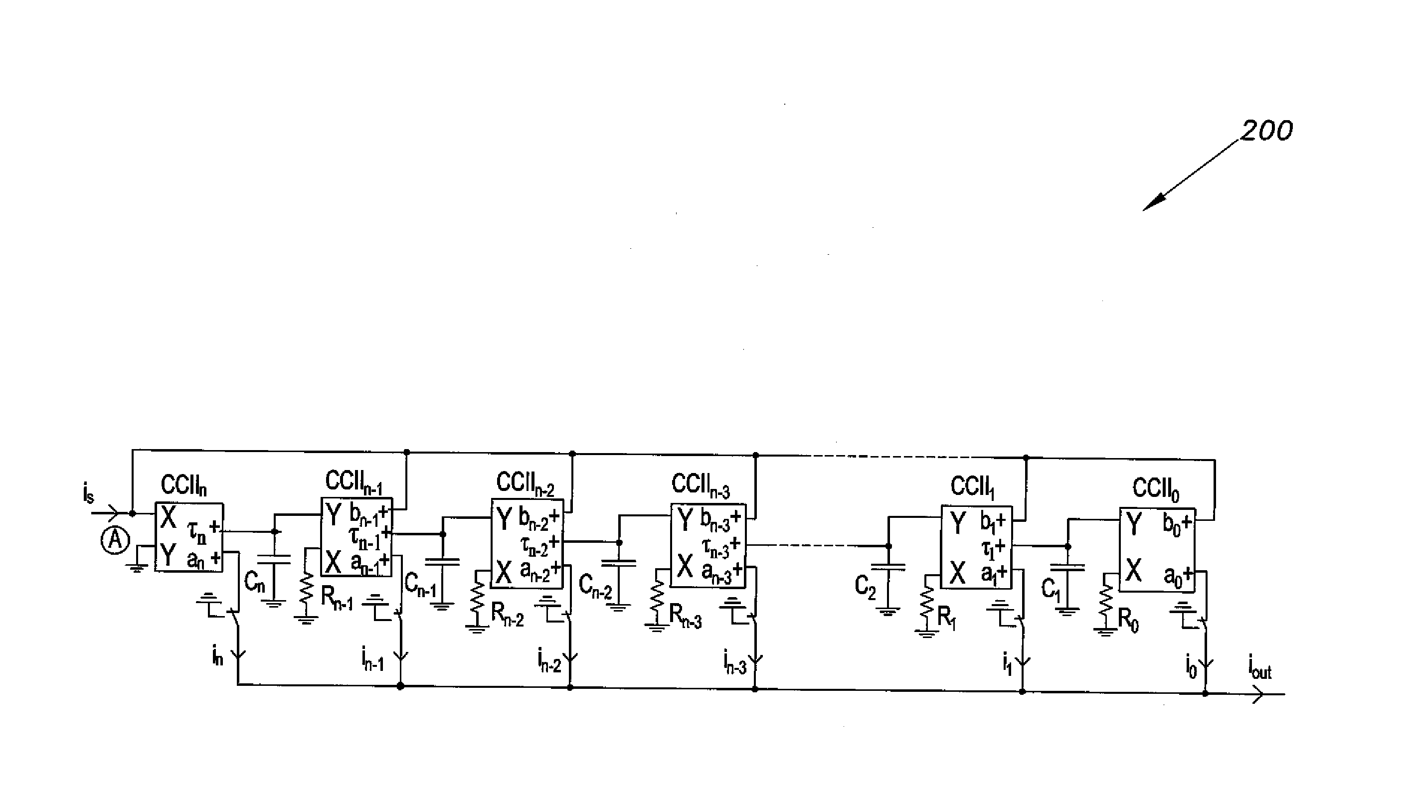 Reconfigurable nth-order filter