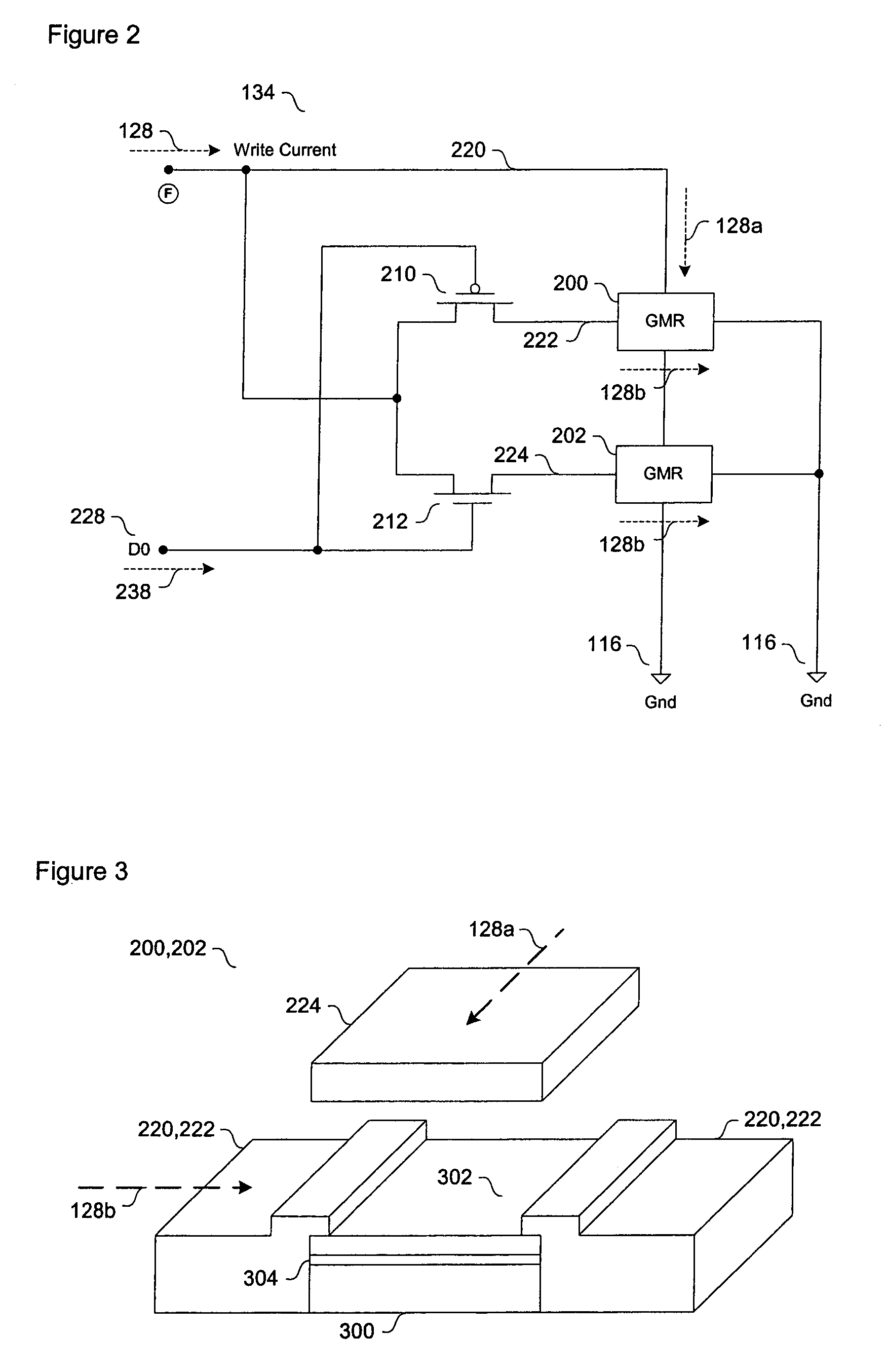 State save-on-power-down using GMR non-volatile elements