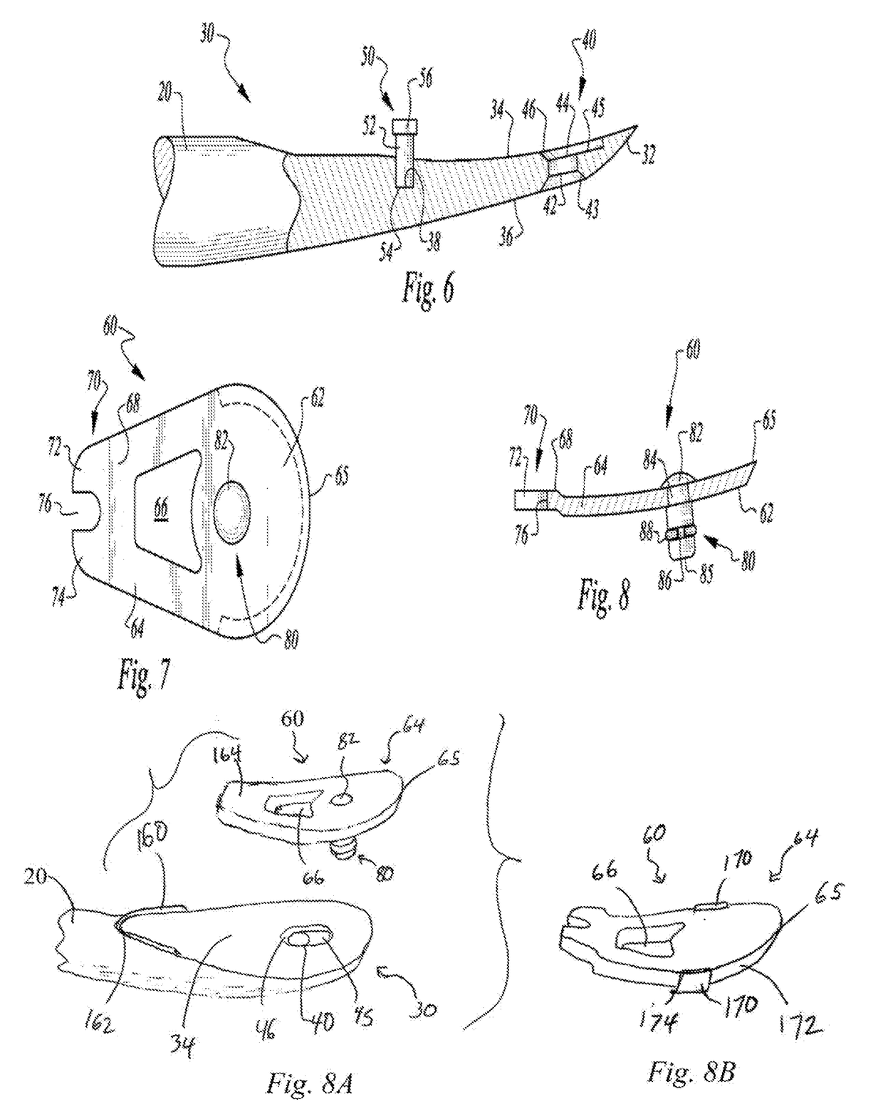 Surgical scraper with removeable blade and container therefor