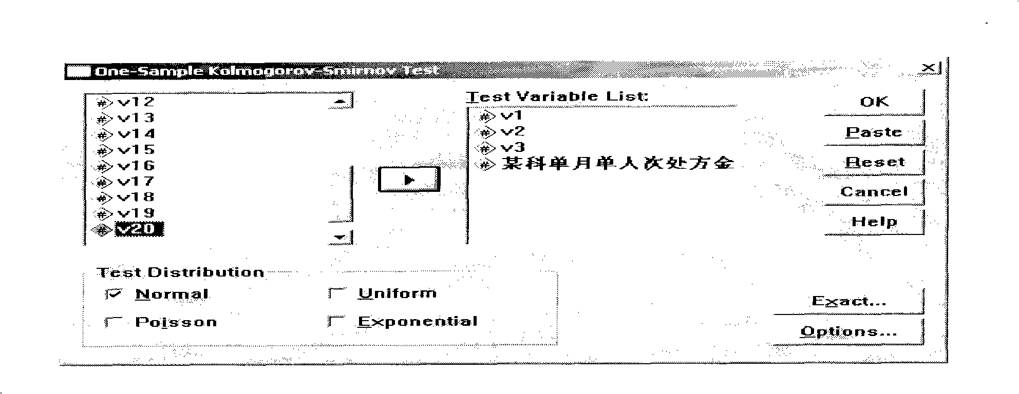 Analytical method of doctor formula behavior