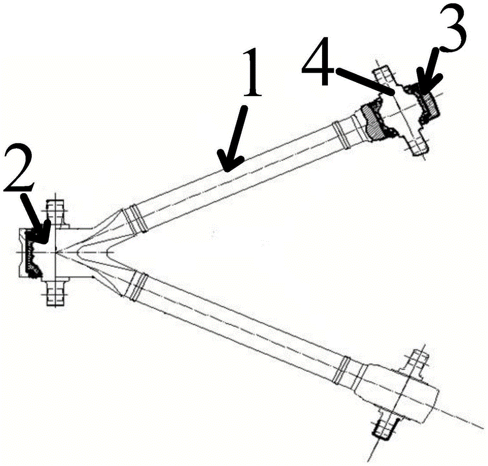Automobile thrust rod