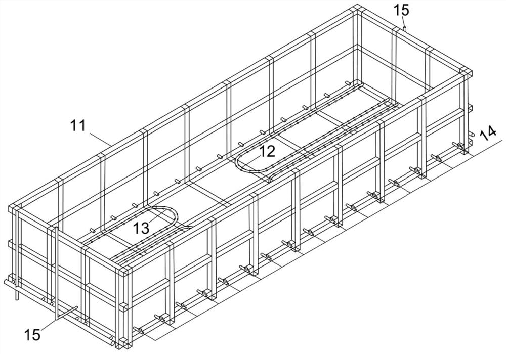 Ground fracture site hazard simulation device and method considering underground water