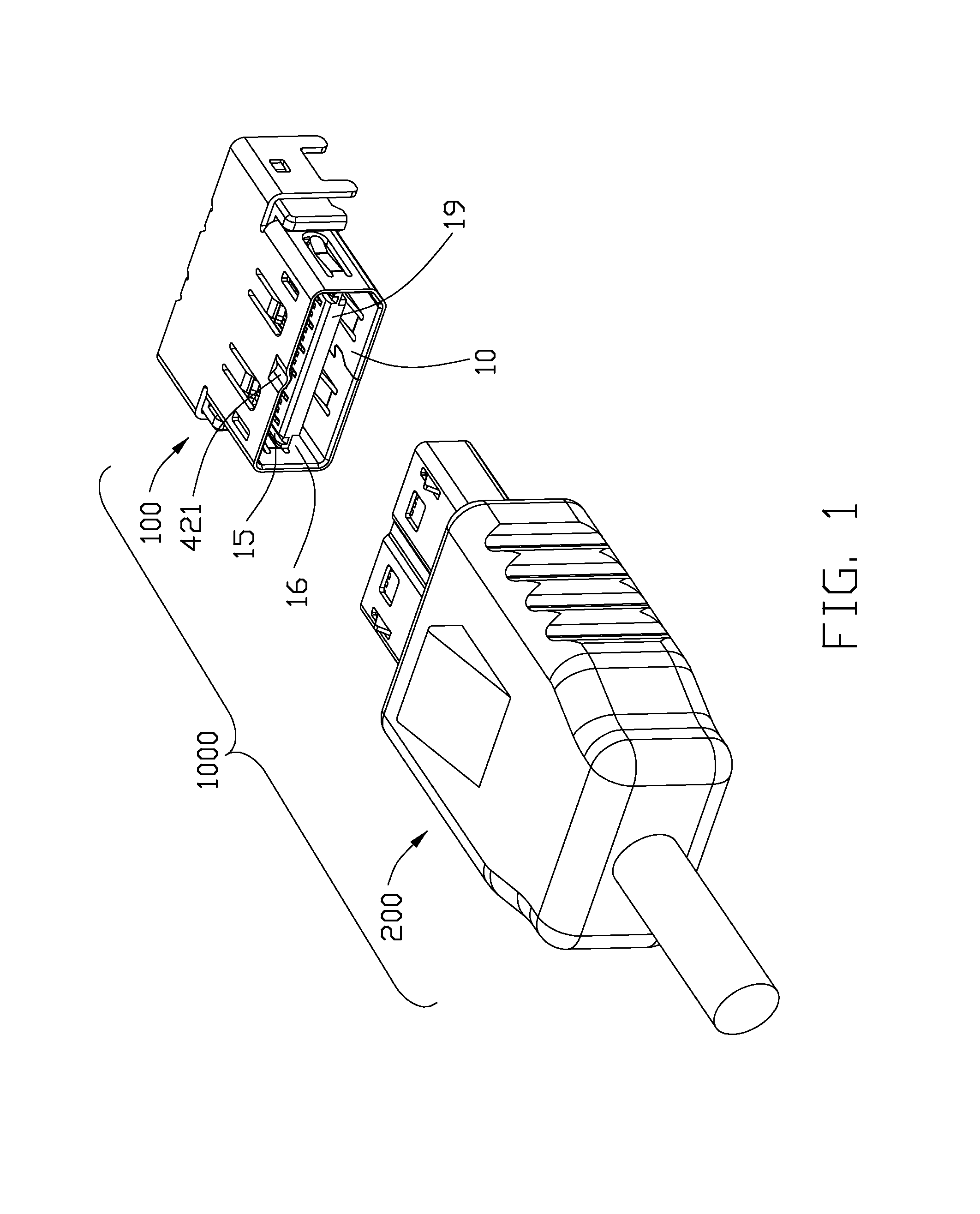Electrical connector with improved mating member having Anti-mismating portion for preventing incorrect insertion