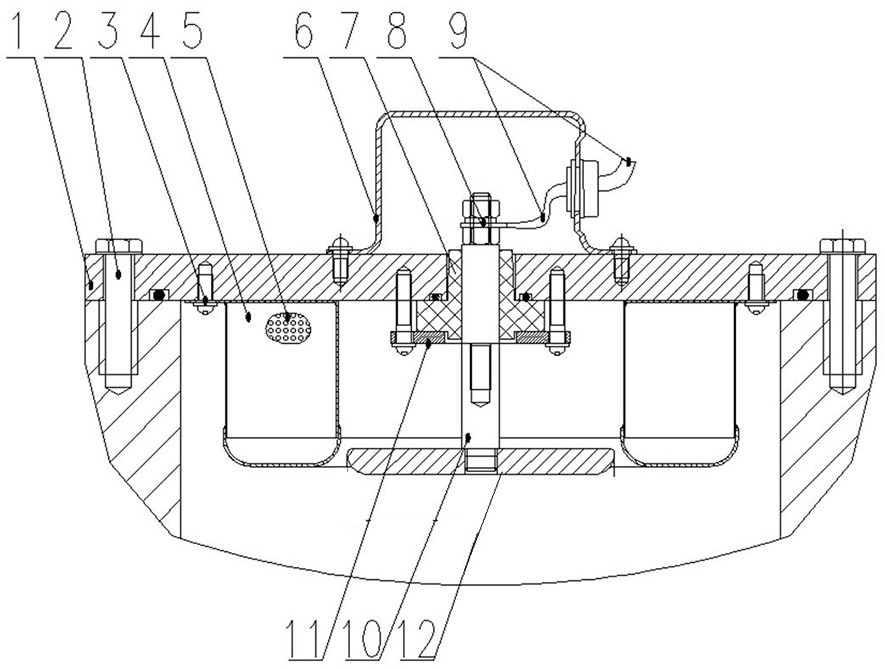 Electrified display device for GIS and GIS