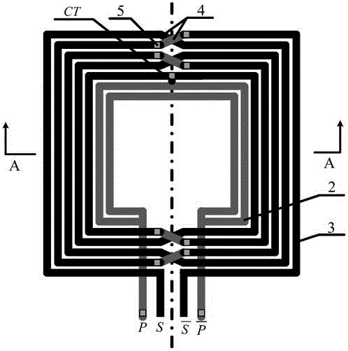 A Symmetrical Integrated Laminated Transformer