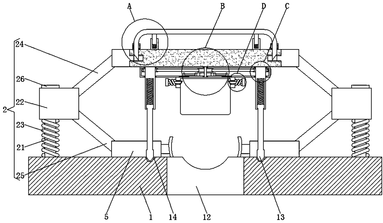 Spiral reciprocating based eel slicing device for processing canned eel