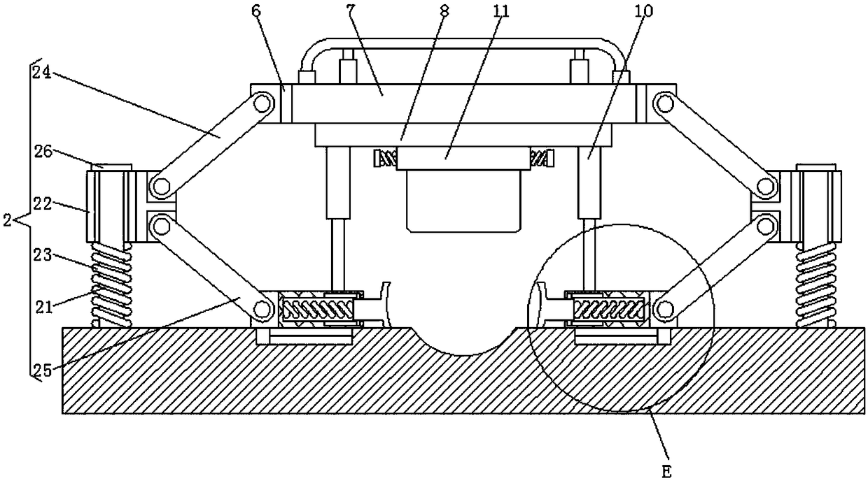 Spiral reciprocating based eel slicing device for processing canned eel