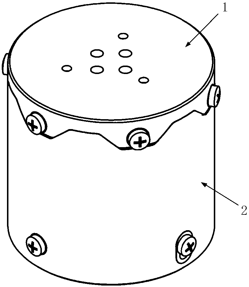 Passive butt joint mechanism used for on-orbit assembling of large space antennas