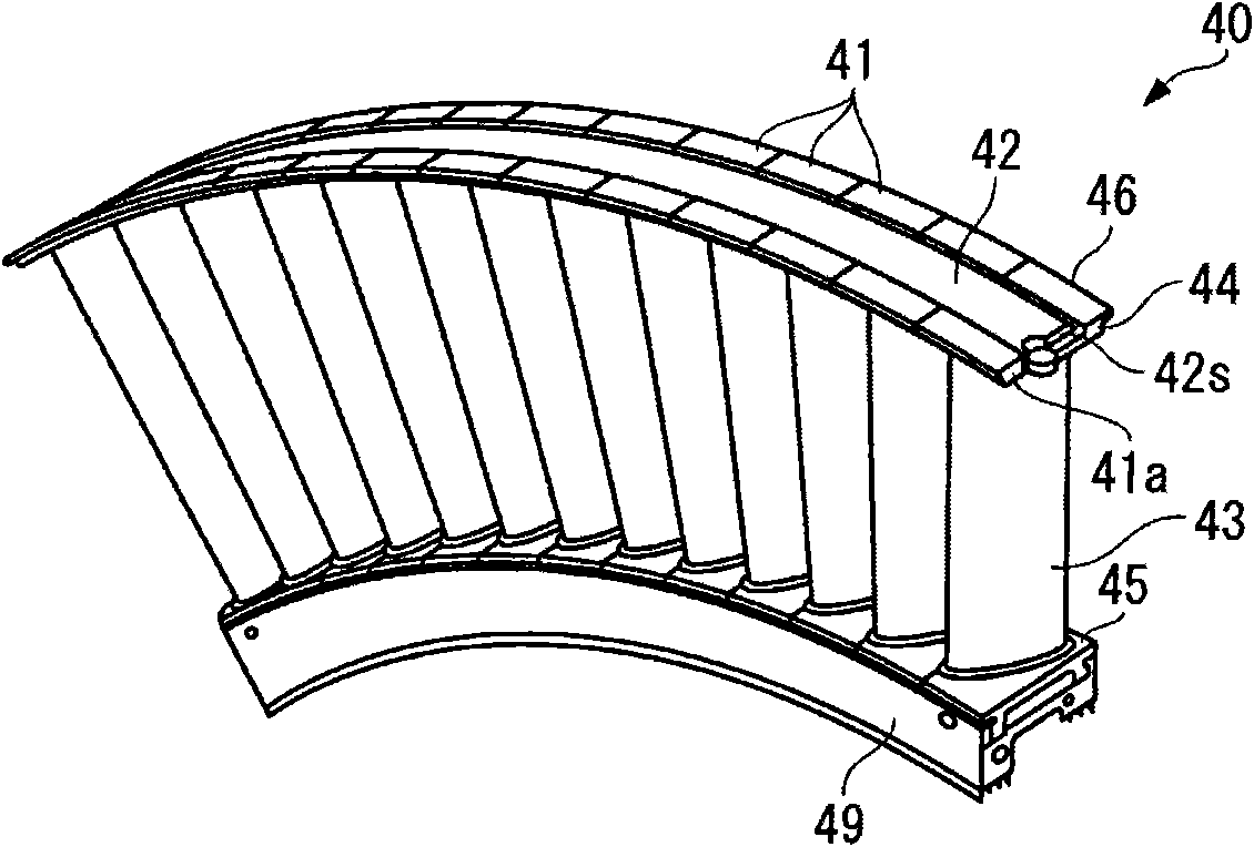 Assembling method of stator blade ring segment, stator blade ring segment, coupling member, welding method