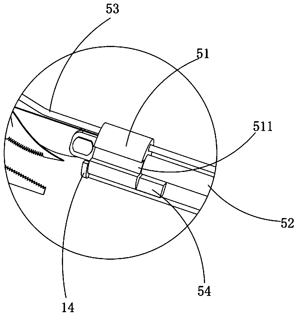 A retractable fast pruning device for garden