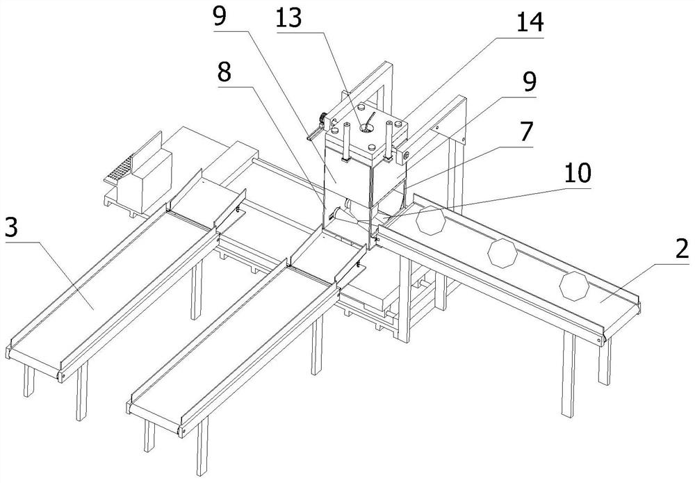 Automatic sorting device and method for agricultural products