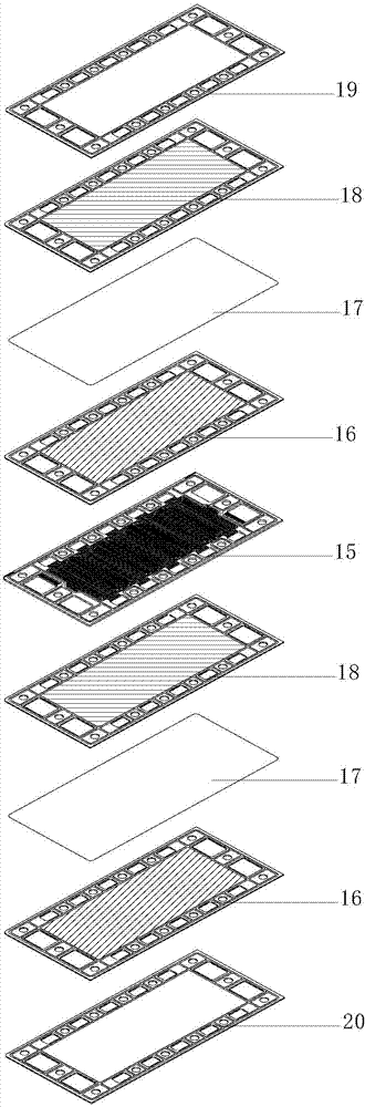 Novel cooling water runner plate of fuel cell stack and battery pack thereof