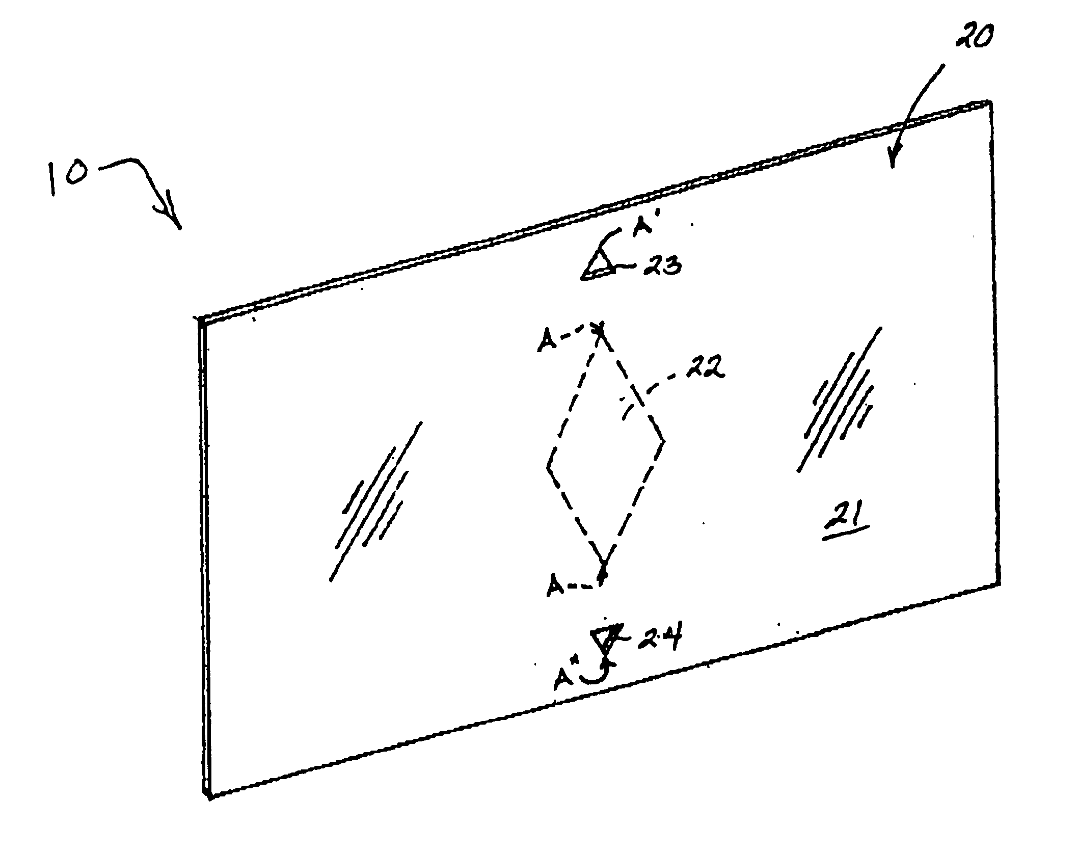 Card folding template