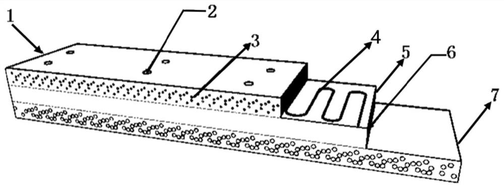 Directional heat transfer pavement applied to ice and snow melting of airport and control method of directional heat transfer pavement