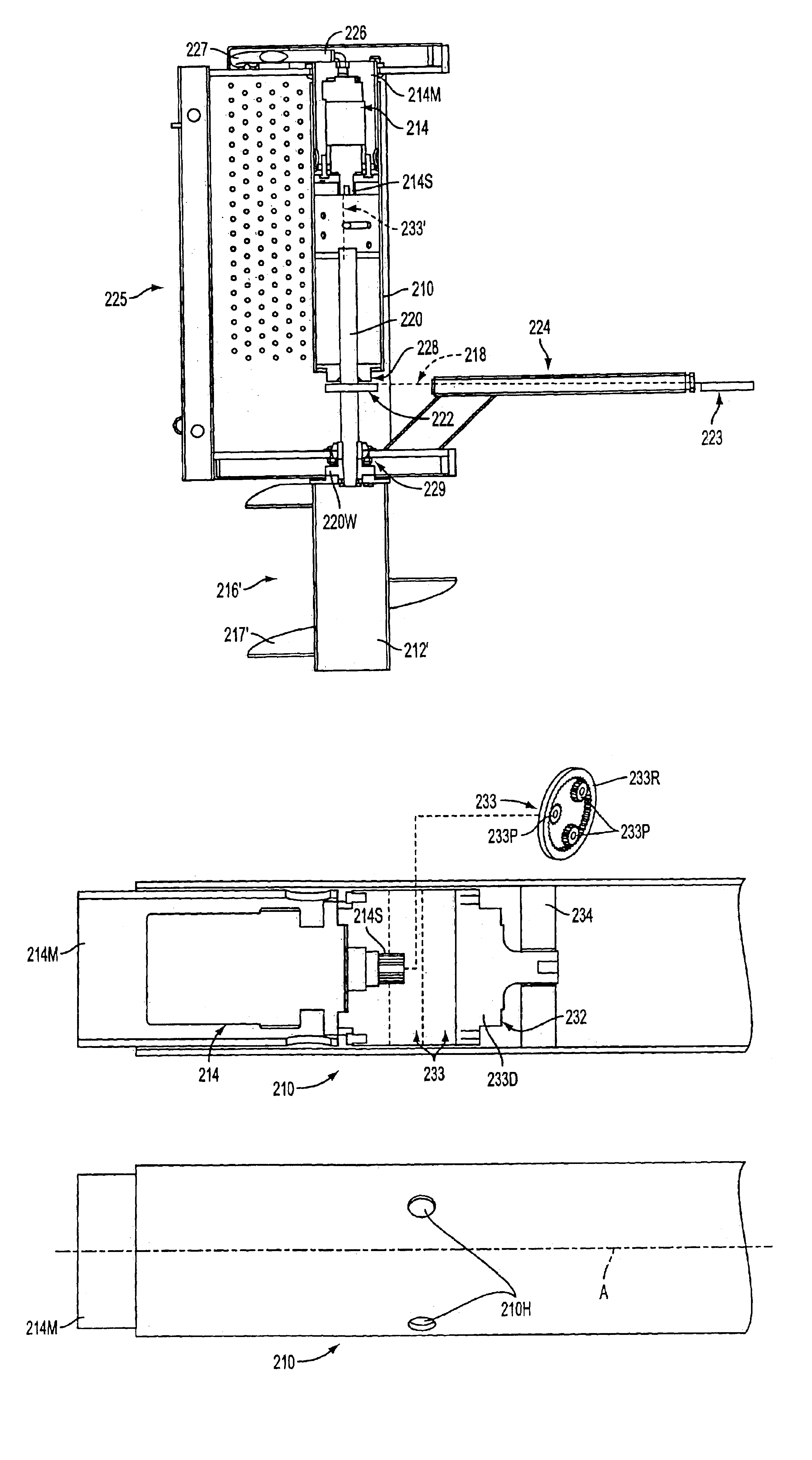 Utility device having an improved rotatable drive mechanism