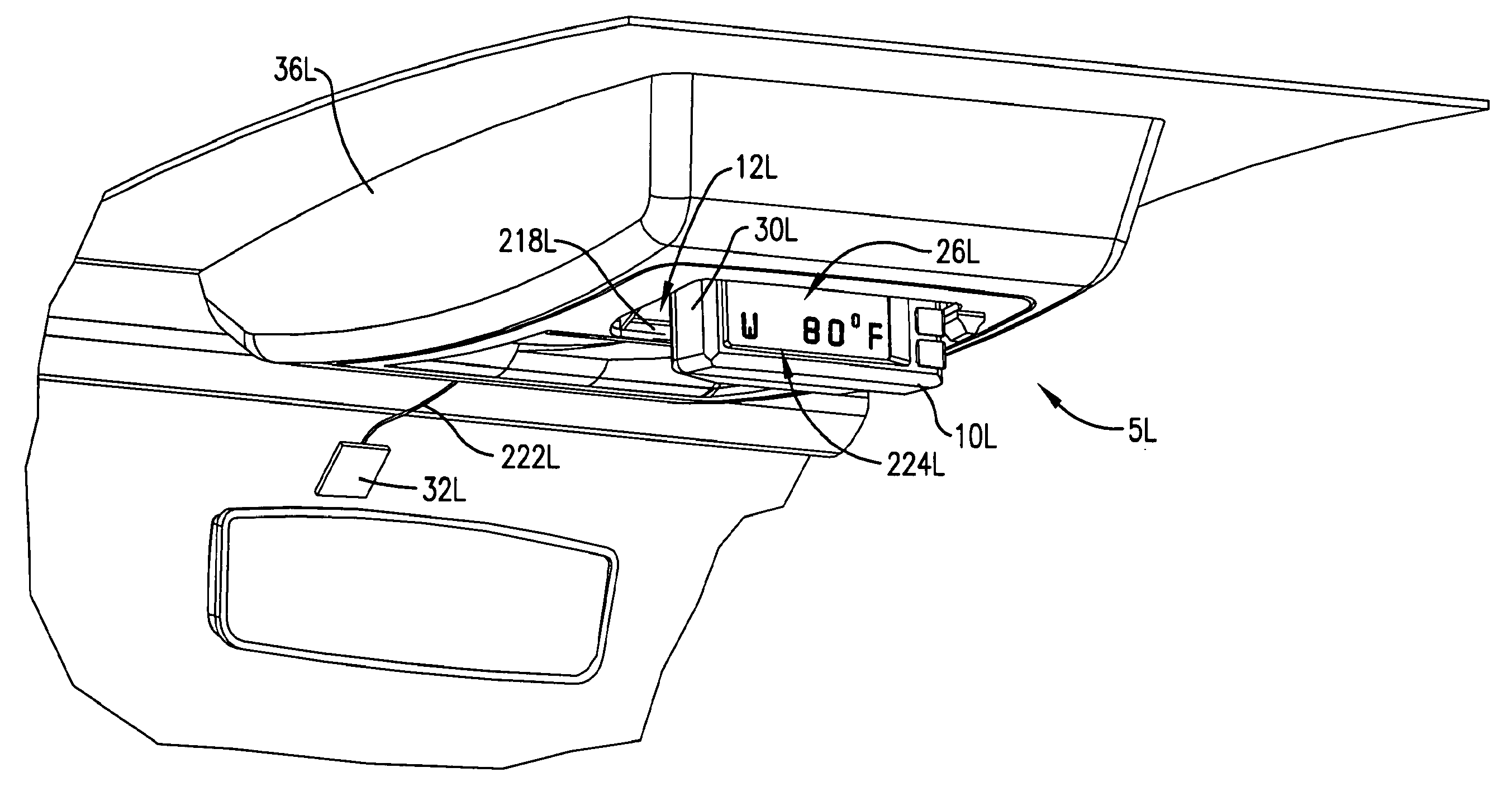 Navigational device for installation in a vehicle and a method for doing same