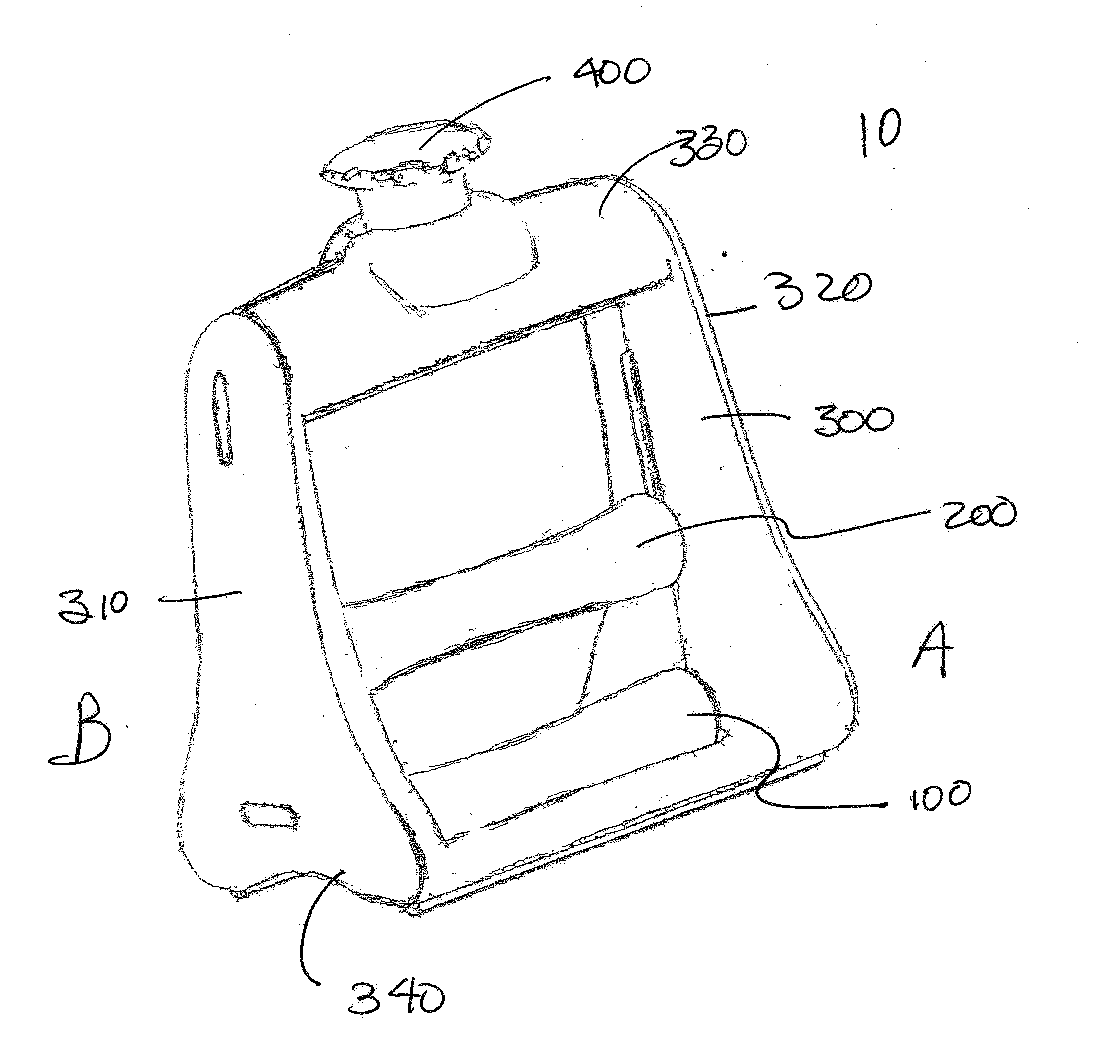 Massage device for forearm, wrist and hand and method of use