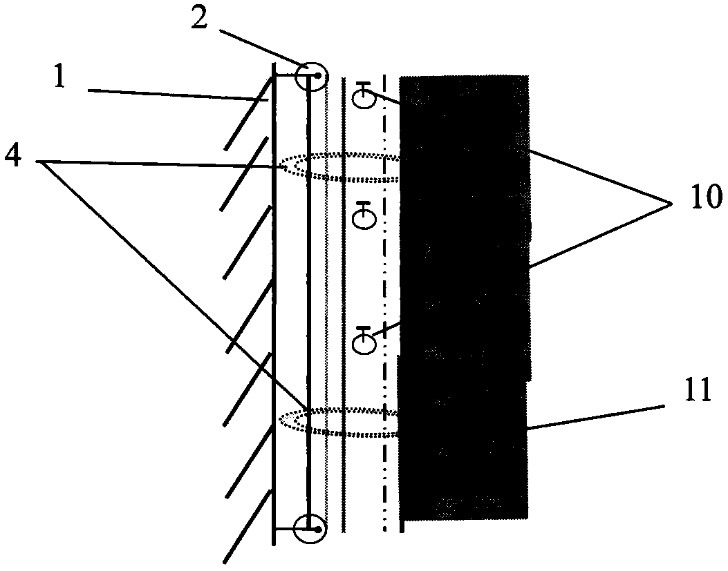 Splicable wall greening device and method