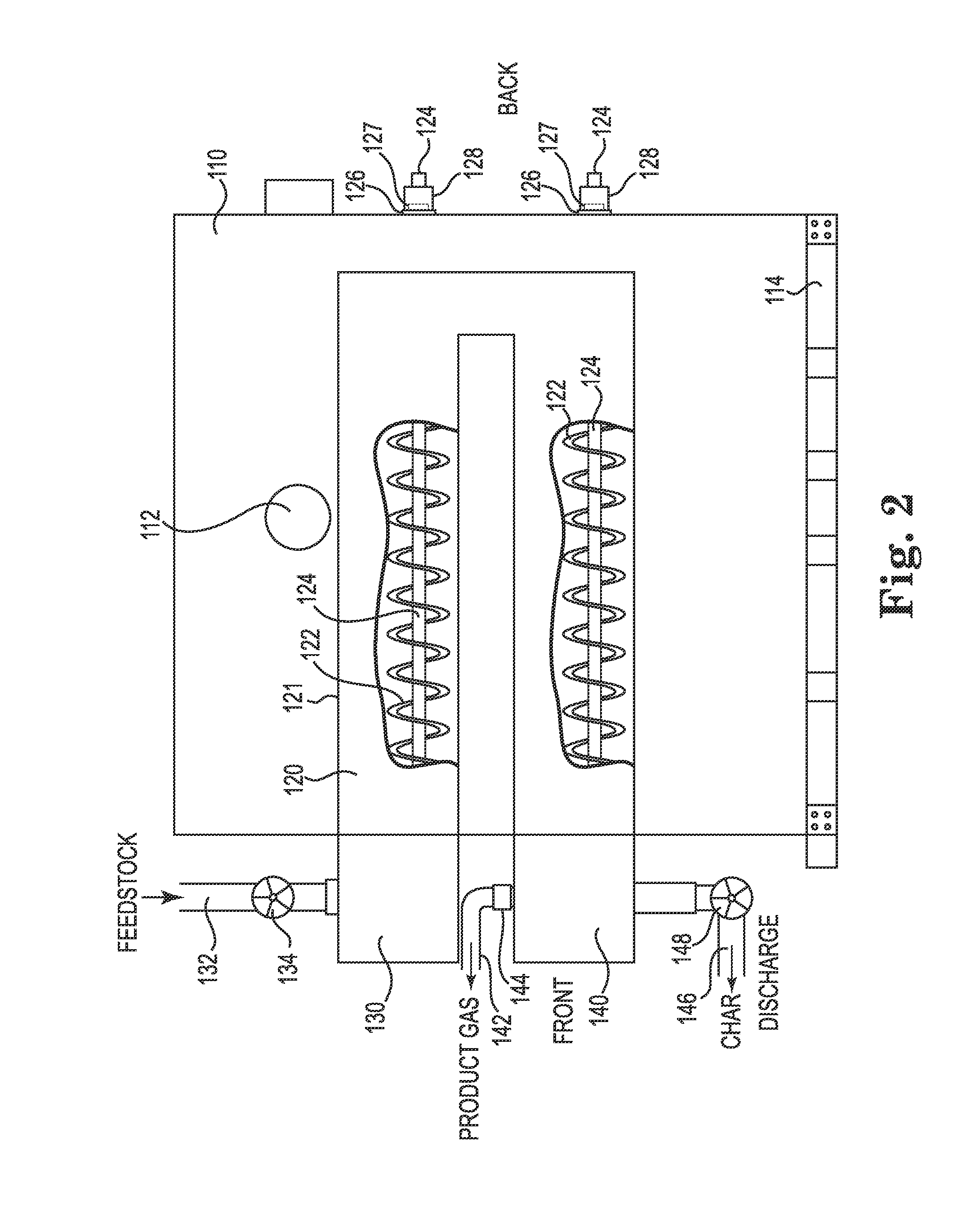 System and Method Using a Horizontal Sublimation Chamber for Production of Fuel From a Carbon-Containing Feedstock