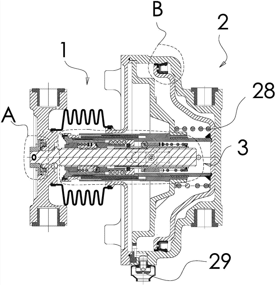 Pneumatic brake cylinder, air brake device and gap adjustment recognizing method