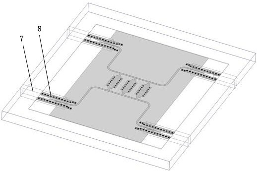 Forward wave directional coupler based on microstrip lines and substrate integrated waveguide structure